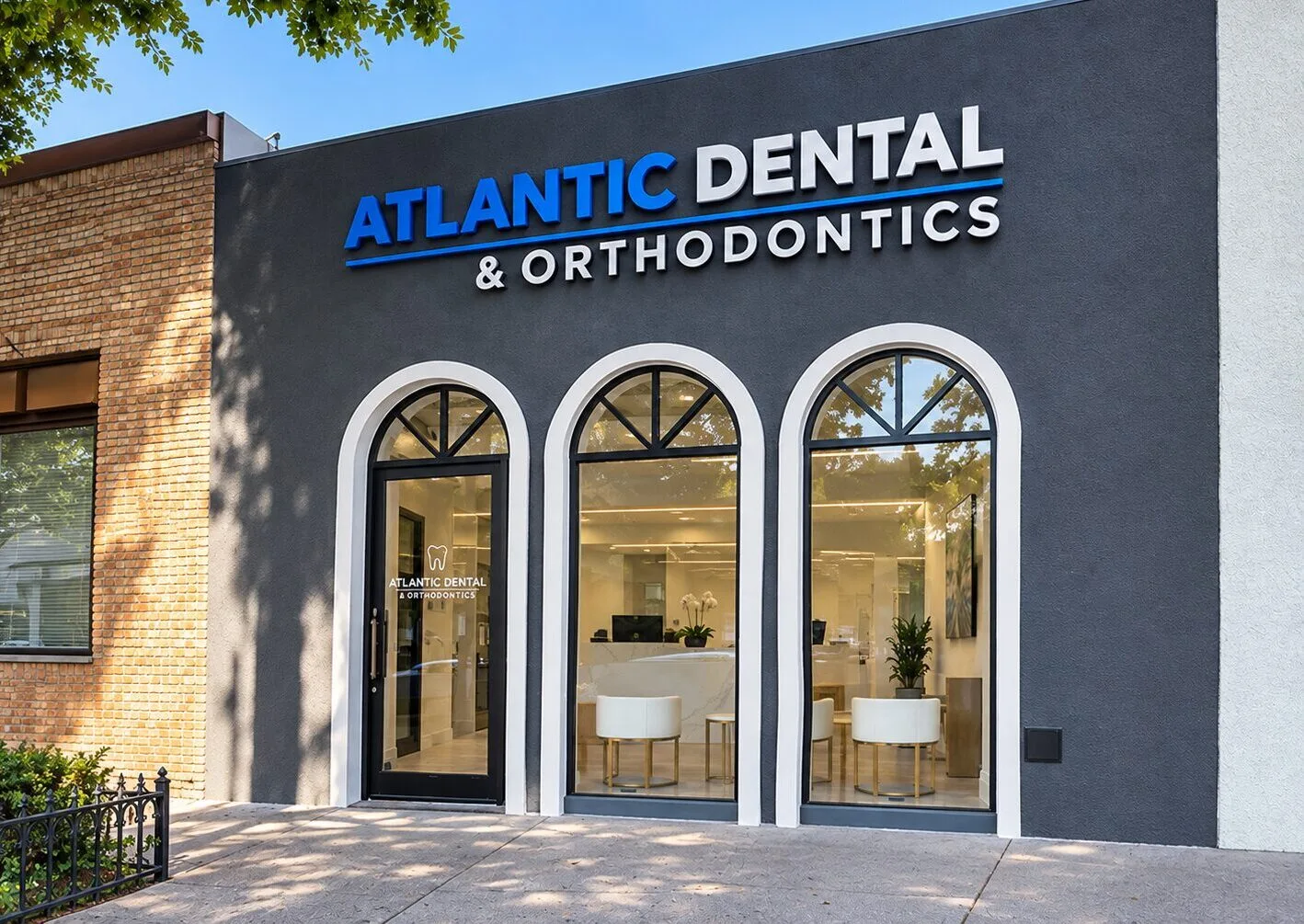 Atlantic Dental & Orthodontics office on Greenleaf Avenue in Whittier